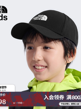 北面儿童鸭舌帽子男女童Classic 66运动户外TheNorthFace|7RIW