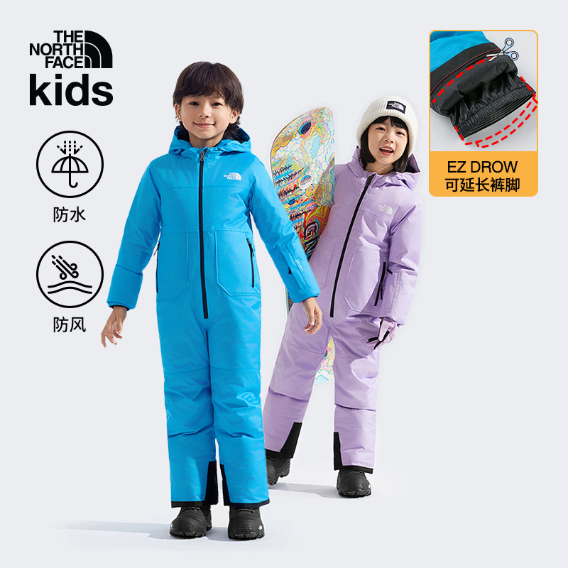 北面儿童连体滑雪服男童女童Freedom防水户外TheNorthFace|89JN