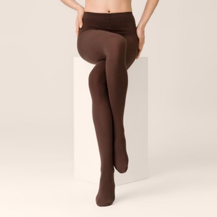 袜 65%棉混纺透气亲肤128D连裤 XXL德国Kunert秋冬Sensual Cotton