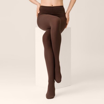 XXL德国Kunert秋冬Sensual Cotton 65%棉混纺透气亲肤128D连裤袜