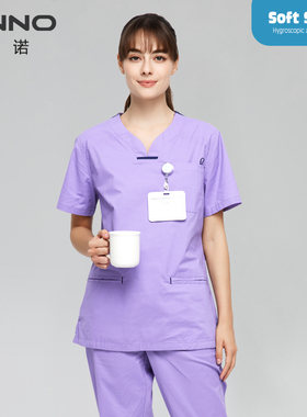 安诺手术服洗手衣医护弹力制服医生服护士服牙科手术室工作服女装