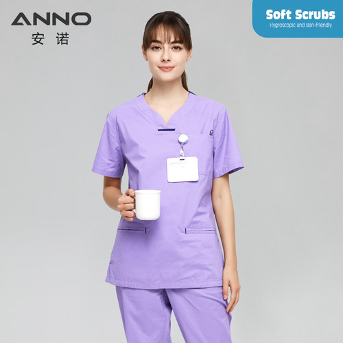 安诺医护弹力牙科女装手术服