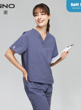 安诺手术服手术室洗手衣弹力透气男女手术衣医生服护士服两面穿