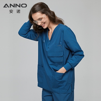 安诺短袖涤棉医生服装