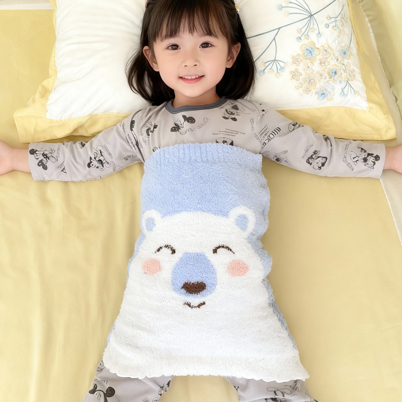 中大儿童冬天加长厚款保暖肚子神器小孩睡觉防着凉肚兜宝宝护肚围