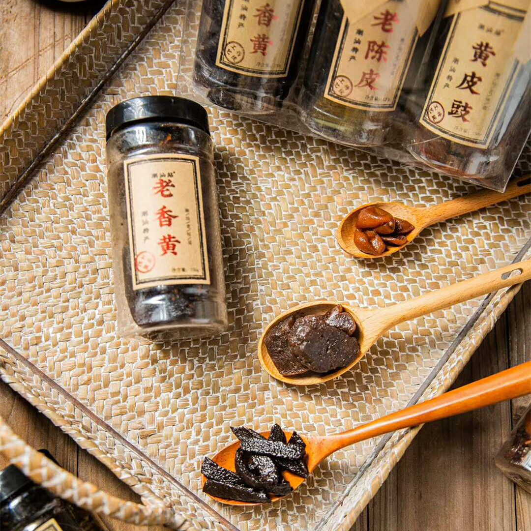 潮汕站潮州三宝老陈皮老香黄佛手柑潮汕特产休闲零食香橼凉果干