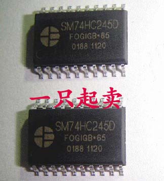 原装全新 SM74HC245D 74HC245 明微 LED显示屏IC SOP20 宽体7.2MM