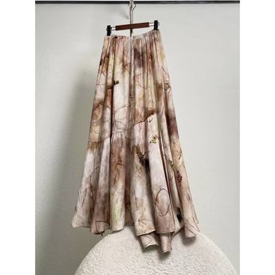 【美林&巨显S的花瓣裙&步步生花&可机洗】长81 2024半裙WQ290