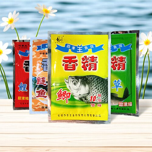 四季王鲫鱼香精鲤鱼草鱼鲢鳙饵料