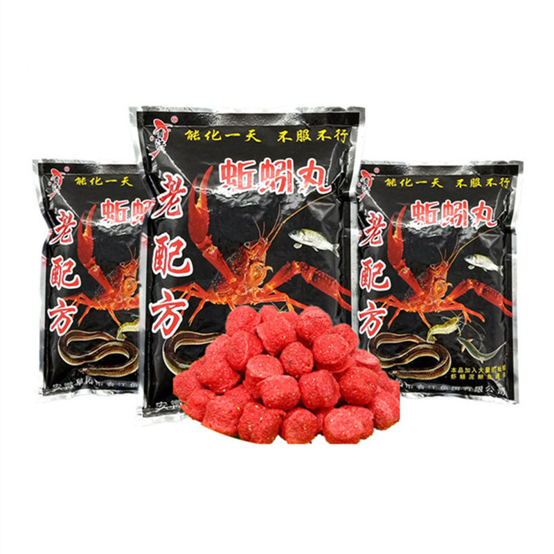 膨化丸小龍蝦河蝦黃鱔安徽蚯蚓丸