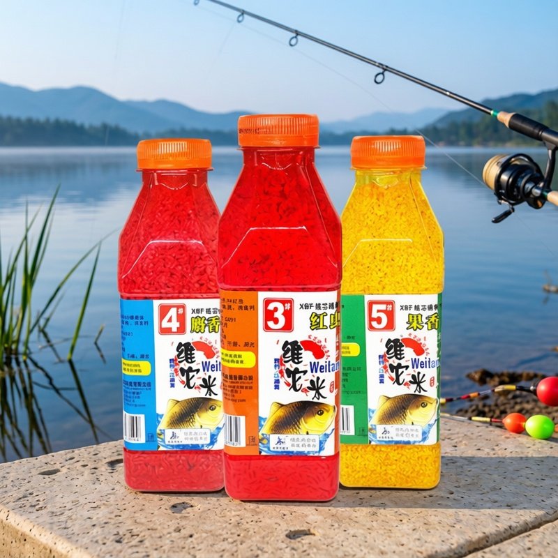 西部风450克维它米红虫麝香（人工合成）果香野钓鲫鱼鲤鱼打窝米,户外/登山/野营/旅行用品,台钓饵,淘宝优惠券,粉丝福利购,淘宝优惠卷