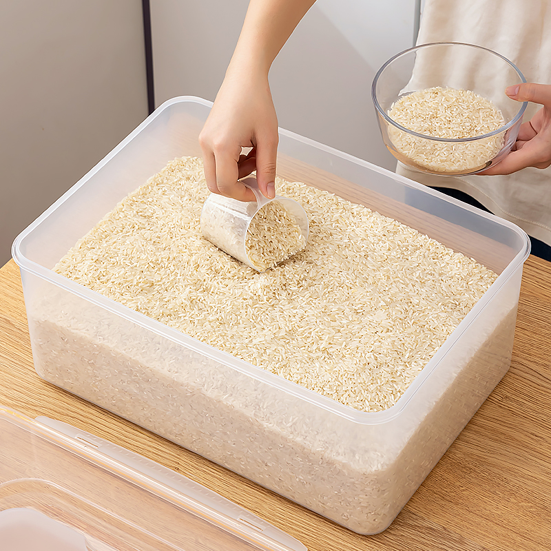 厨房米桶收纳箱密封防虫防潮五谷杂粮面条盒密封罐宠物粮食面粉箱