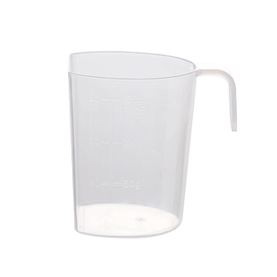 塑料量米杯带刻度电饭锅舀米小量杯厨房用面粉米饭容器量杯带手柄