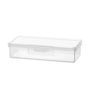 便携牙线收纳盒随身透明牙签牙线棒收纳盒长条迷你小盒子外出旅行