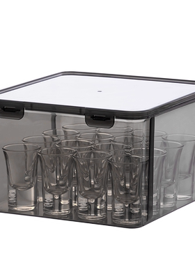 酒杯收纳盒家用酒具白酒杯分酒器