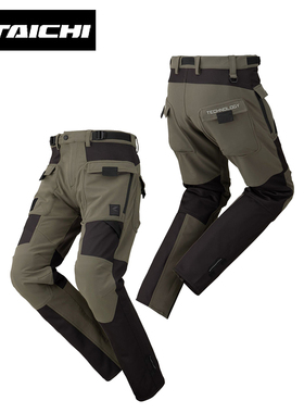 RS TAICHI摩托车骑行裤工装裤男女夏季网眼透气休闲大码CE2级护具
