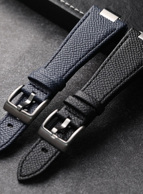 陈飞宇同款适配天梭T137手表带真皮表带1853款prx快拆超级玩家蓝