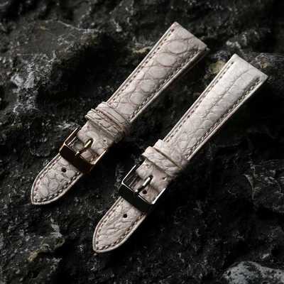 高档喜马拉雅白鳄鱼皮表带