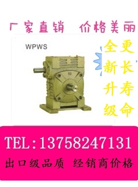 WPWA/WPWS 40/50/60/70/80/100/120/135/155/175蜗轮蜗杆减速机