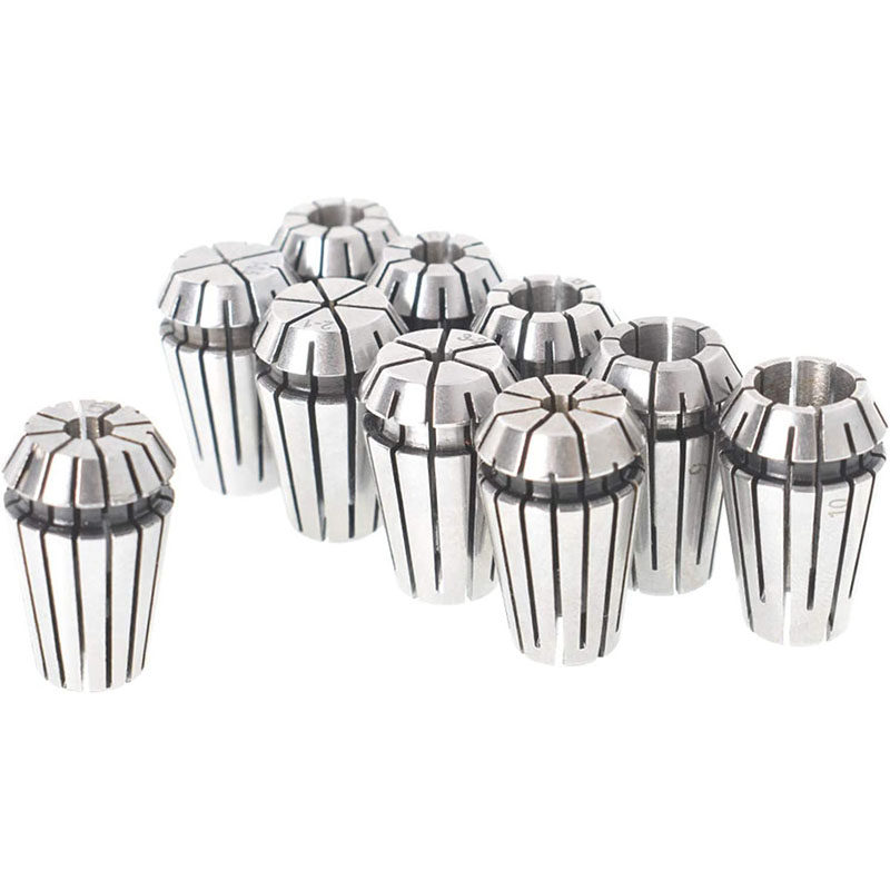 10件er16精密弹簧夹头套装1-10毫米用于cnc铣削车床工具 雕刻机