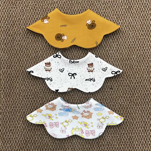 婴儿口水巾百搭双面口水围兜