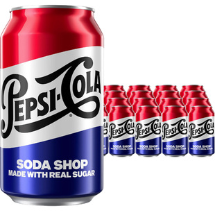 臨期 24罐含白砂糖碳酸飲料汽水 美國進口Pepsi百事原味可樂355ml