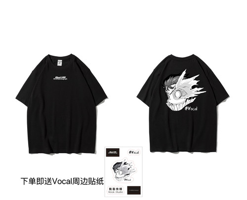 Vocal2025刺绣Tee  L4WUDU联名款 纯棉T恤 短袖 悠悠球赛事穿搭