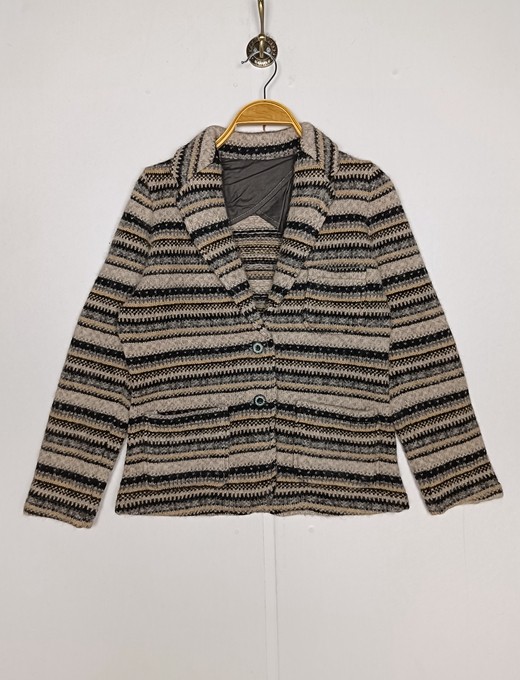 外贸外单森系女软妹粗线小香风外套中厚冬款文艺时尚保暖羊毛开衫