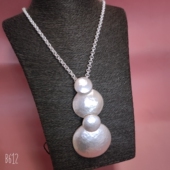 法国DolceVita品牌刻标银色复古小众线绳古着长项链毛衣链