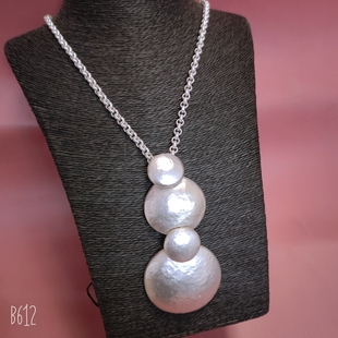 法国DolceVita品牌刻标银色复古小众线绳古着长项链毛衣链