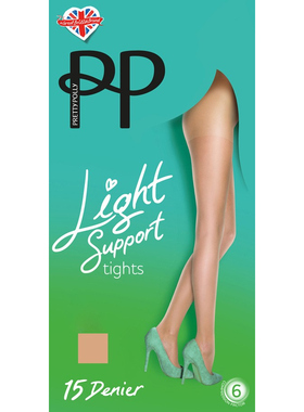 英国pretty polly PP肉色黑色轻压力15D超薄连裤丝袜子足尖加固