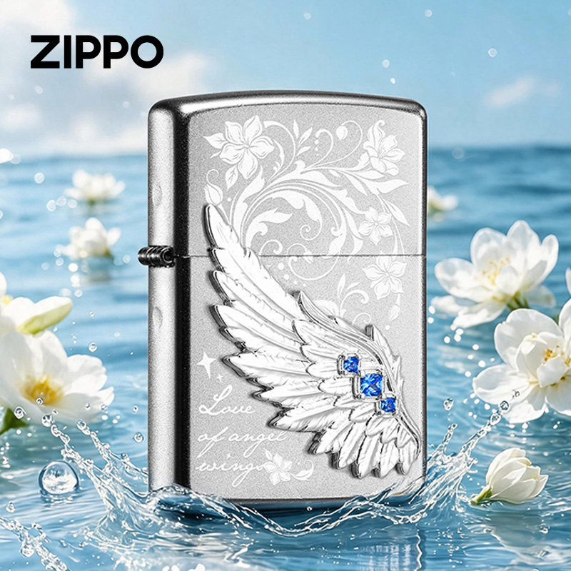 Zippo打火机正品热恋茉莉之翼图片