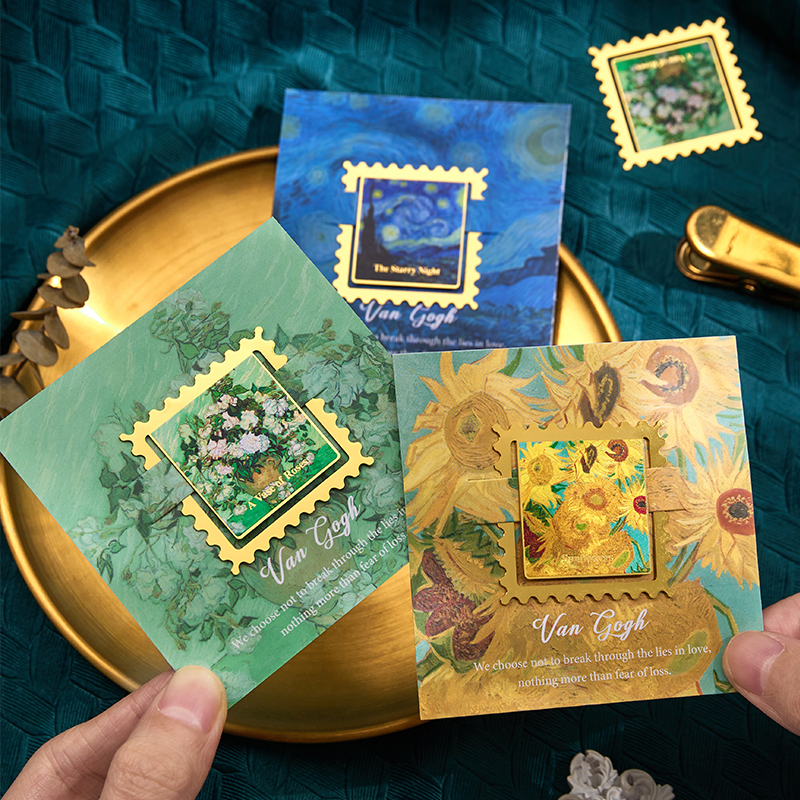 复古油画金属书签文创周边