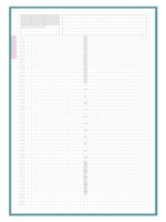 DAYS Intermediate timeline planner, one page per day monthly plan A5hobo adapted schedule management Plan notebook thumbnail 6