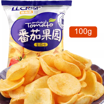 琅琅脆番茄味薯片薯条膨化零食