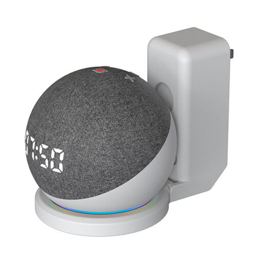 Amazon Echo Dot 4/5折叠墙壁挂架Alexa智能音箱收纳支架墙插托架