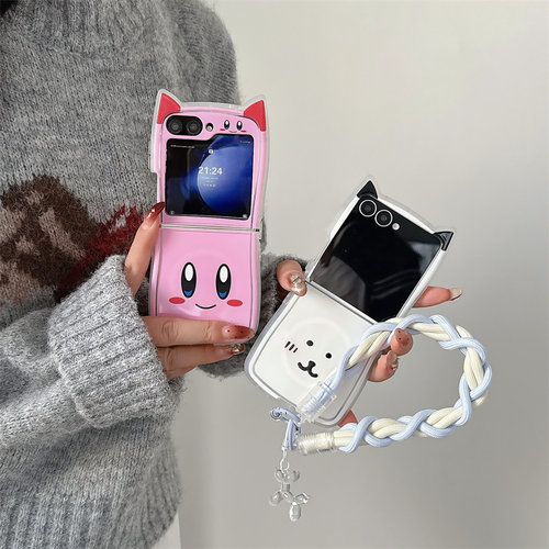 可爱星之卡比折叠屏软胶手机壳