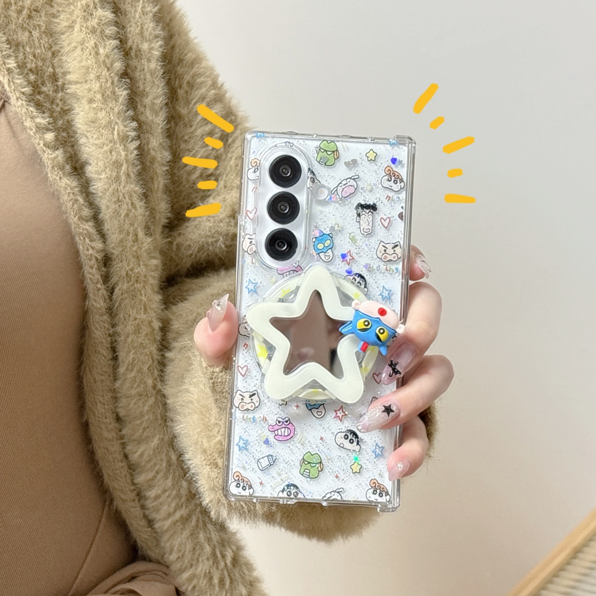 可爱卡通滴胶蜡笔小新手机壳