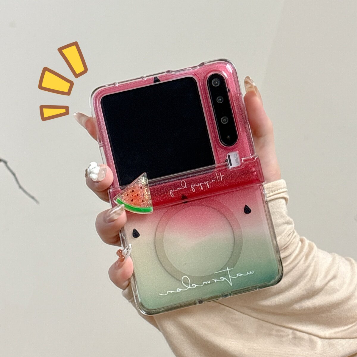 华为pocket2手机壳磁吸支架