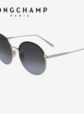 LONGCHAMP珑骧 太阳镜防紫外线圆形眉框墨镜女防晒遮阳LO131S