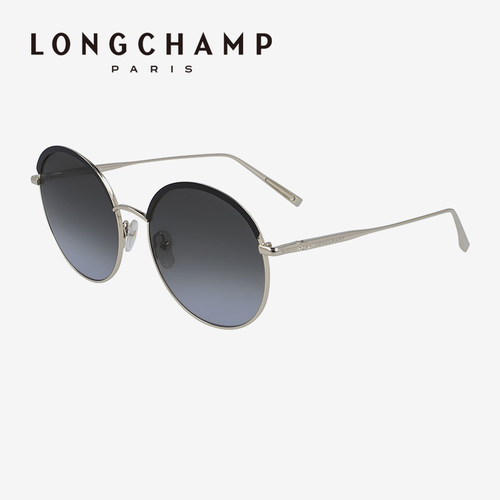 LONGCHAMP珑骧 太阳镜防紫外线圆形眉框墨镜女防晒遮阳LO131S