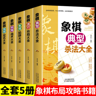 中国布局棋谱大全象棋入门提高技巧实用残局大全破解秘诀象棋谱战术象棋书籍实战技法零基础教程教材书 全5册象棋典型杀法大全正版