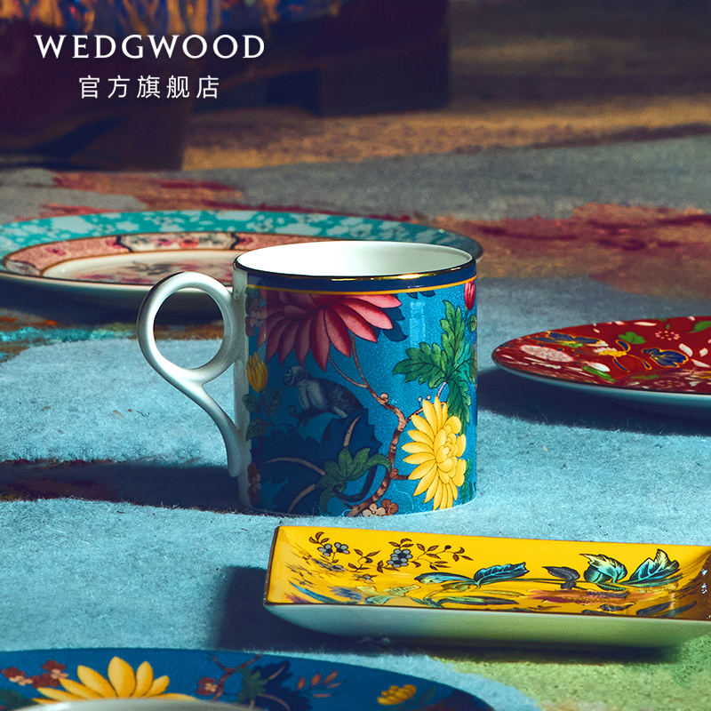 WEDGWOOD威基伍德漫游美境马克杯骨瓷杯子咖啡杯水杯欧式咖啡杯 餐饮具 马克杯 原图主图