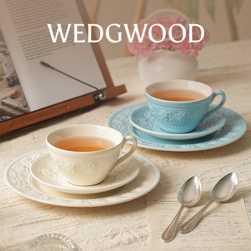 wedgwood欢愉假日陶瓷茶杯碟