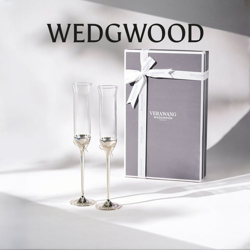 Wedgwood爱之结绳金色香槟杯