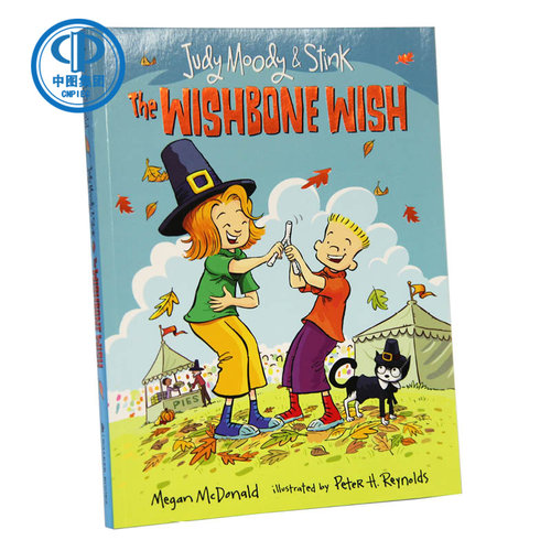 现货 Judy Moody and Stink: The Wishbone Wish 稀奇古怪小朱迪和stink：如愿骨的愿望 儿童青少年英语读物小说 课外读物