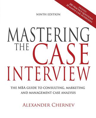 按需印刷 Mastering the Case Interview  9th Edition