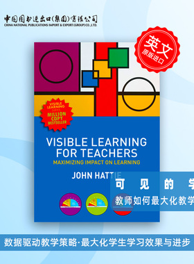预售 Visible Learning for Teachers 可见的学习 教师如何最大化教学影响力