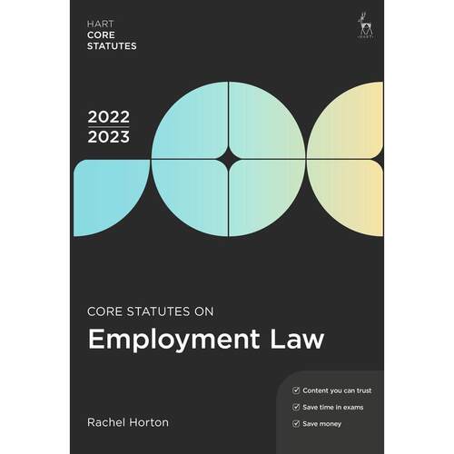 预售 Core Statutes on Employment Law 2022-23英文原版 Bloomsbury