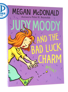 现货 Judy Moody and the Bad Luck Charm 稀奇古怪小朱迪和坏运气魔咒 儿童青少年英语读物小说 课外读物